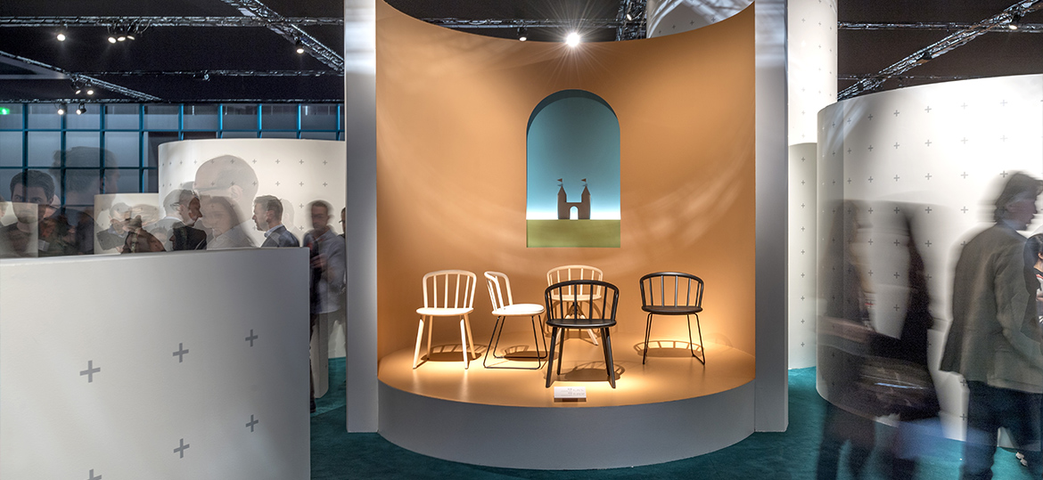 solid geometry, pedrali en el salone del mobile 2017